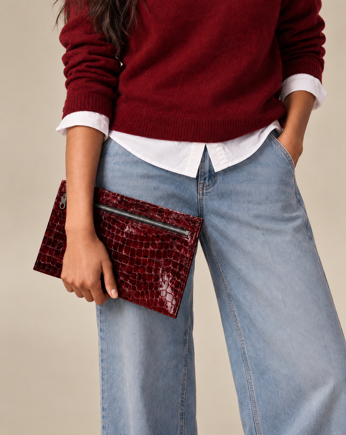 Pochette Tanagra - Cuir Jena Houston